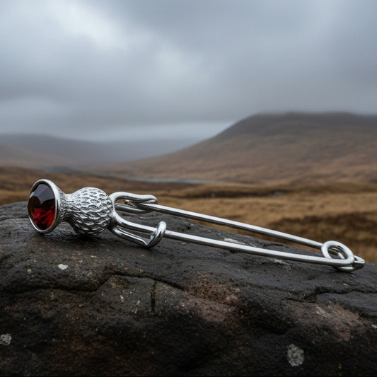 Thistle Kilt Pin, Celtic Jewelry, Scotland Jewelry, Mom Gift, Anniversary Gift, Scotland Brooch, Wiccan Jewelry, Tartan Pin, Shawl Pin