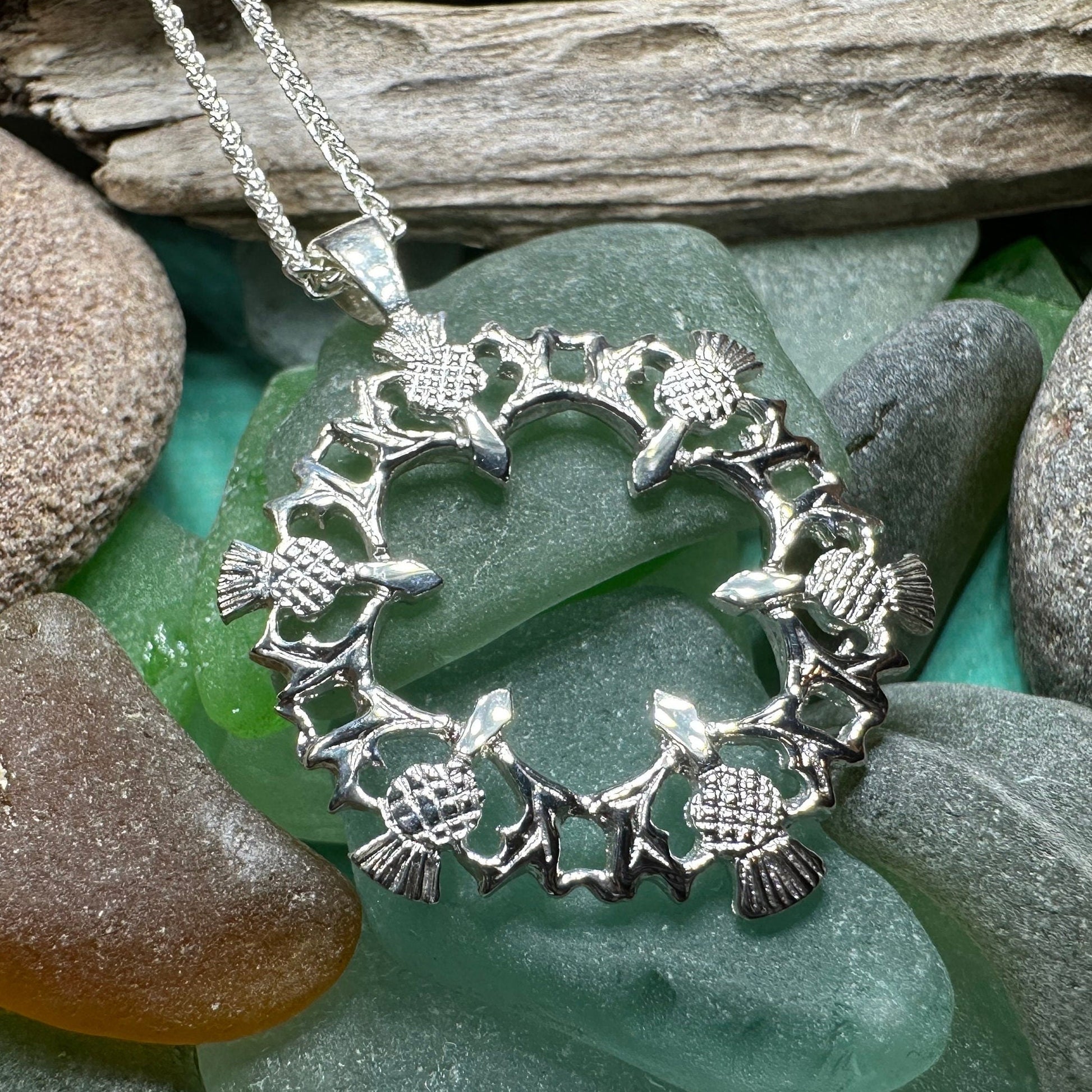 Kinross Thistle Necklace