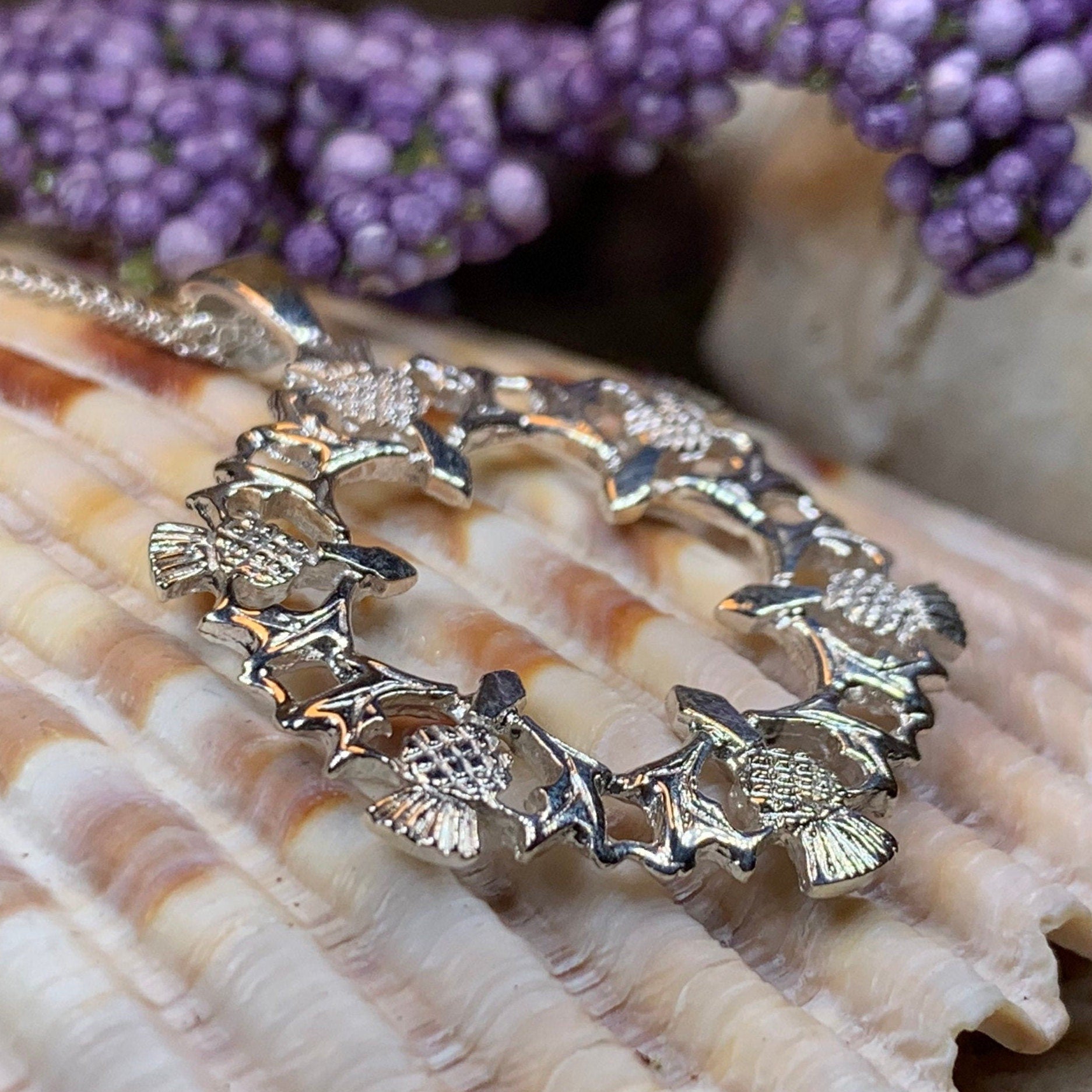 Kinross Thistle Necklace