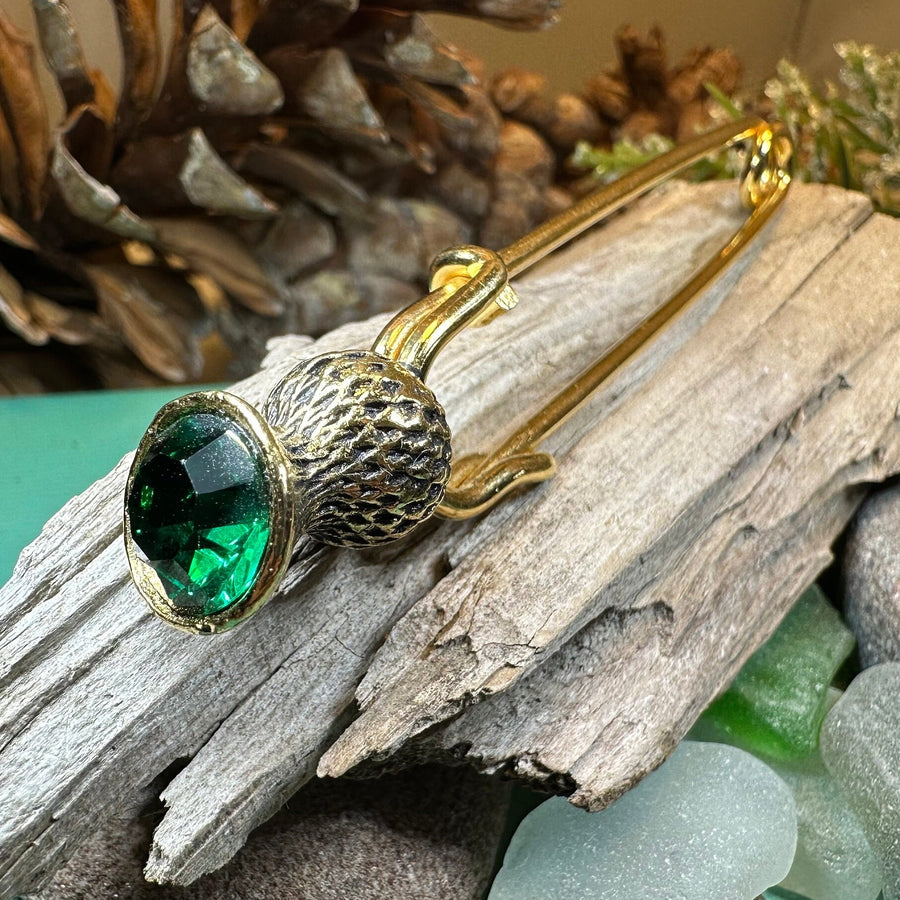 Thistle Kilt Pin, Celtic Jewelry, Scotland Jewelry, Mom Gift, Anniversary Gift, Scotland Brooch, Wiccan Jewelry, Tartan Pin, Shawl Pin
