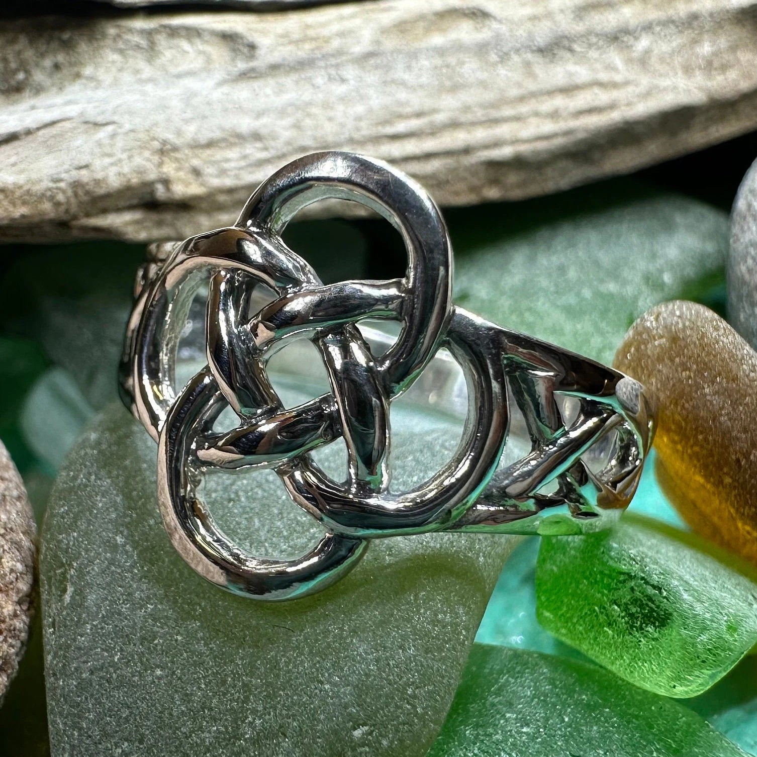 Celtic Dara Knot Ring in sterling silver