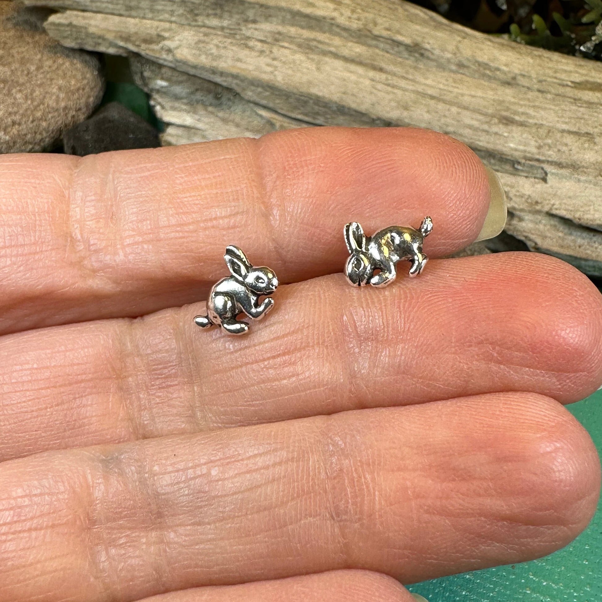 Running Bunny Earrings — view 3