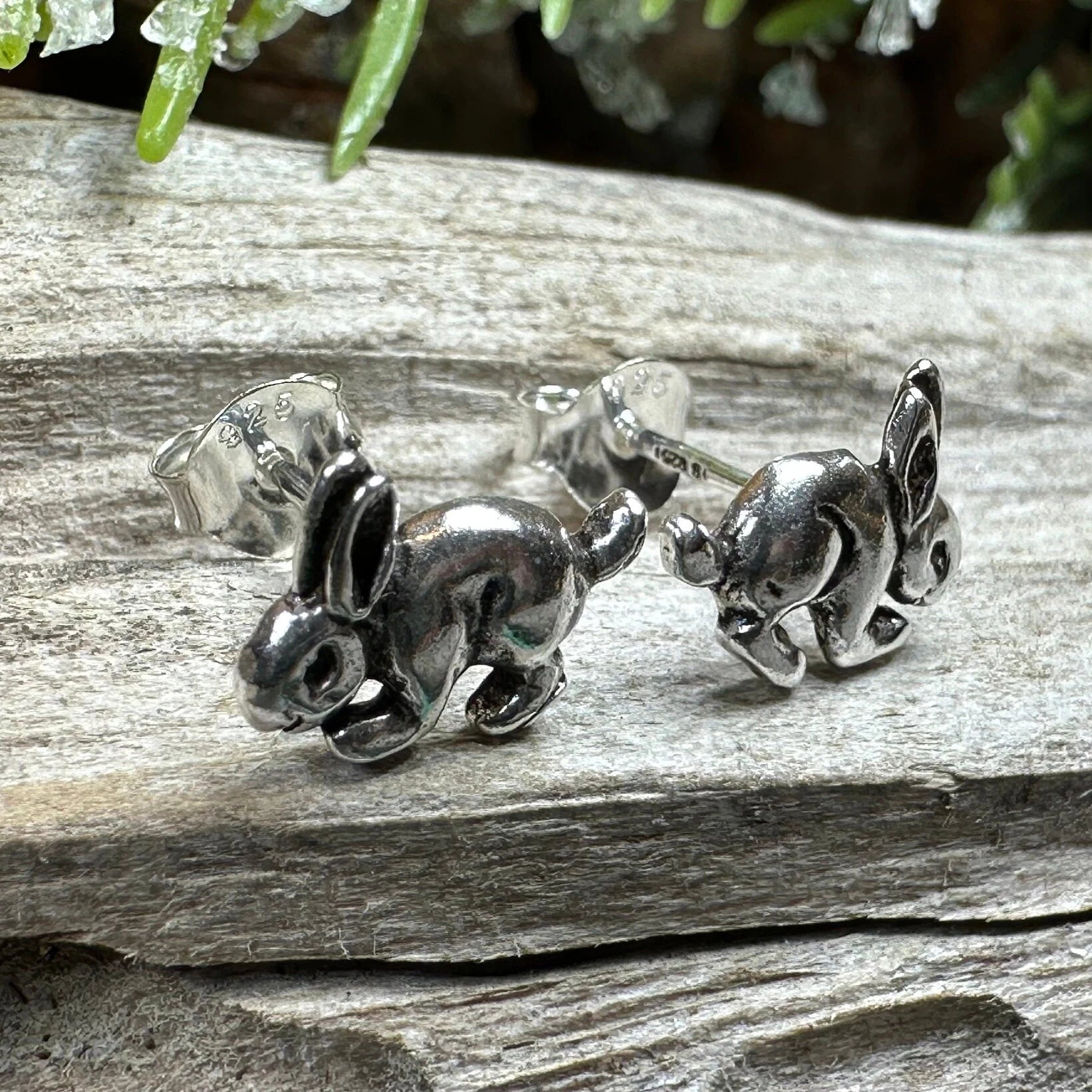 Running Bunny Earrings — view 2