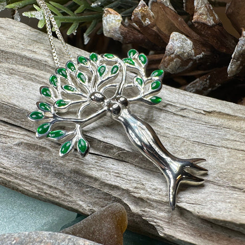 Load image into Gallery viewer, Tree of Life Necklace, Celtic Goddess Jewelry, Irish Jewelry, Anniversary Gift, Bridal Jewelry, Norse Jewelry, Danu Pendant, Yoga Jewelry
