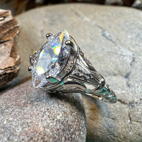 Load image into Gallery viewer, Celtic Engagement Ring, Celtic Jewelry, Irish Promise Ring, Irish Ring, Irish Dance Gift, Anniversary Gift, Vintage Bridal Ring
