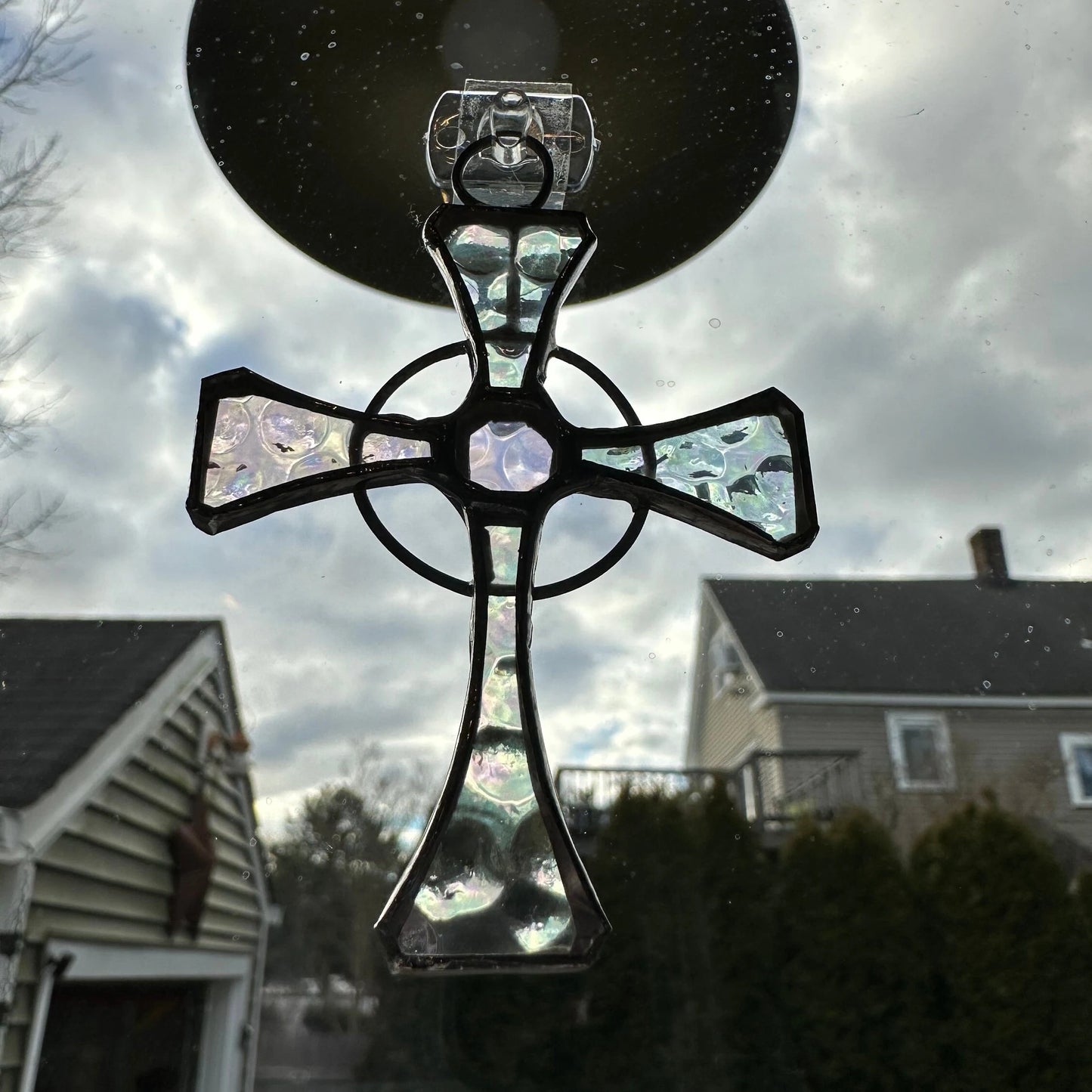 Celtic Cross Stained Glass Gift — view 6