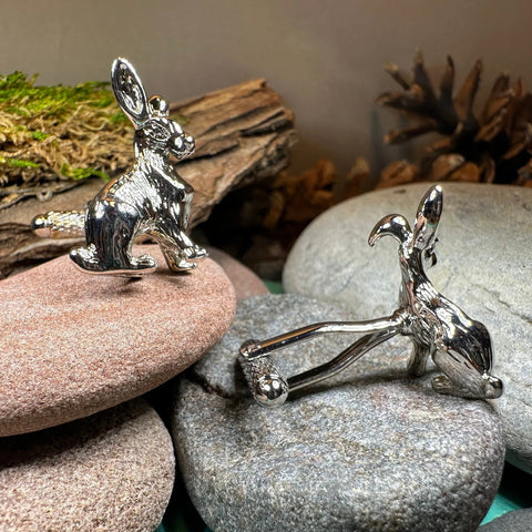 Load image into Gallery viewer, Rabbit Cufflinks for Men
