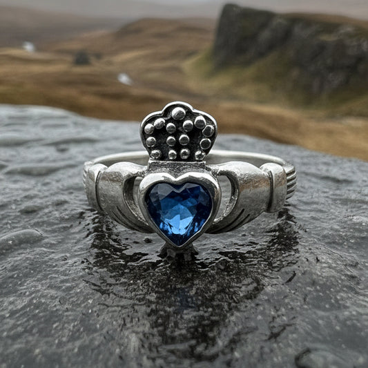 Claddagh Ring, Celtic Jewelry, Silver Irish Ring, Celtic Knot Jewelry, Ireland Ring, Irish Dance Gift, Anniversary Gift, Ladies Promise Ring