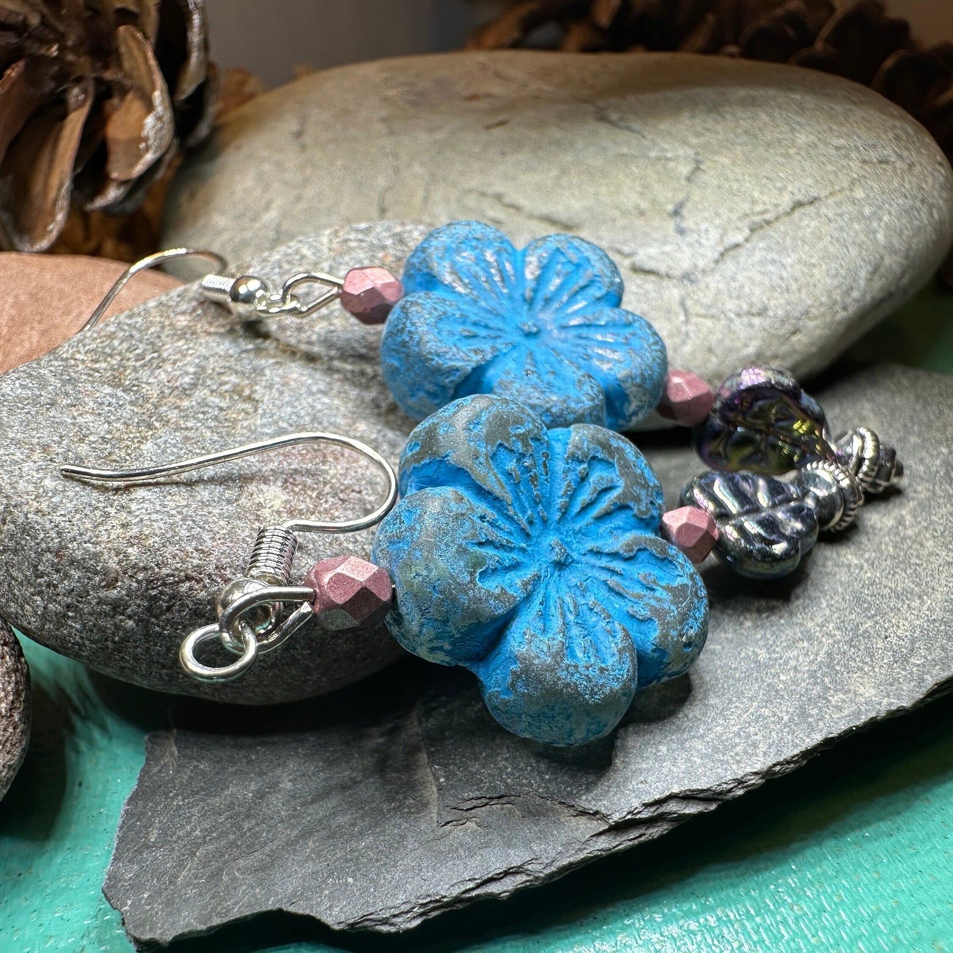 Celtic Spring Earrings, Celtic Jewelry, Crystal Jewelry, Wiccan Jewelry, Mom Gift, Sister Gift, Aunt Gift, Teacher Gift, Girlfriend Gift