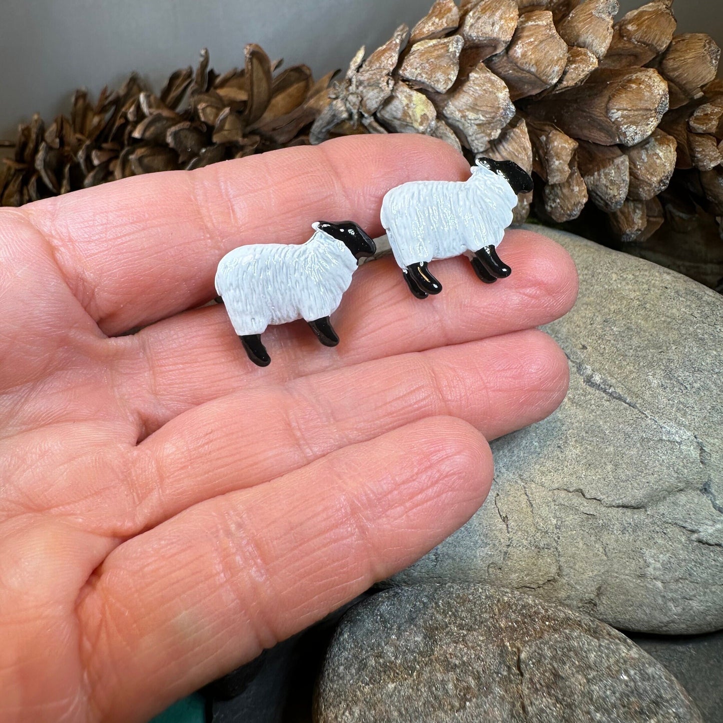 Sheep Cuff Links, Scotland Jewelry, Men's Irish Jewelry, Ireland Jewelry Gift, Groom Gift, Boyfriend Gift, Husband Gift, Scottish Cufflinks