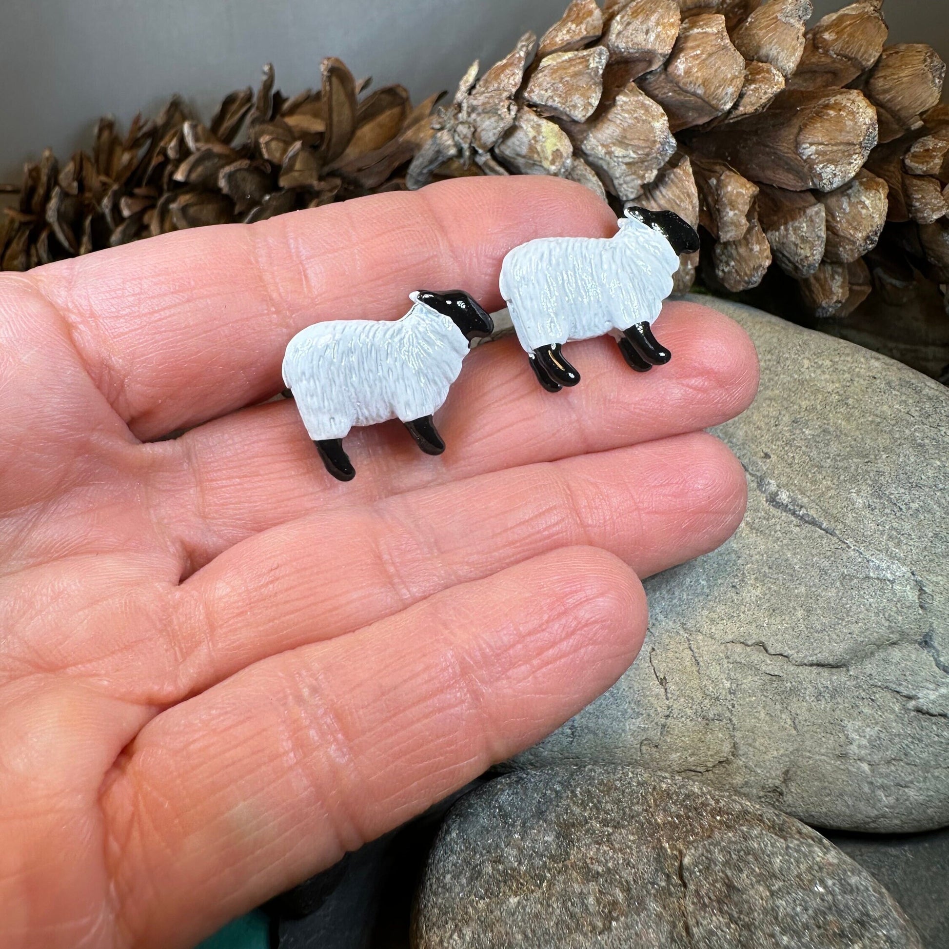 Sheep Cuff Links, Scotland Jewelry, Men's Irish Jewelry, Ireland Jewelry Gift, Groom Gift, Boyfriend Gift, Husband Gift, Scottish Cufflinks