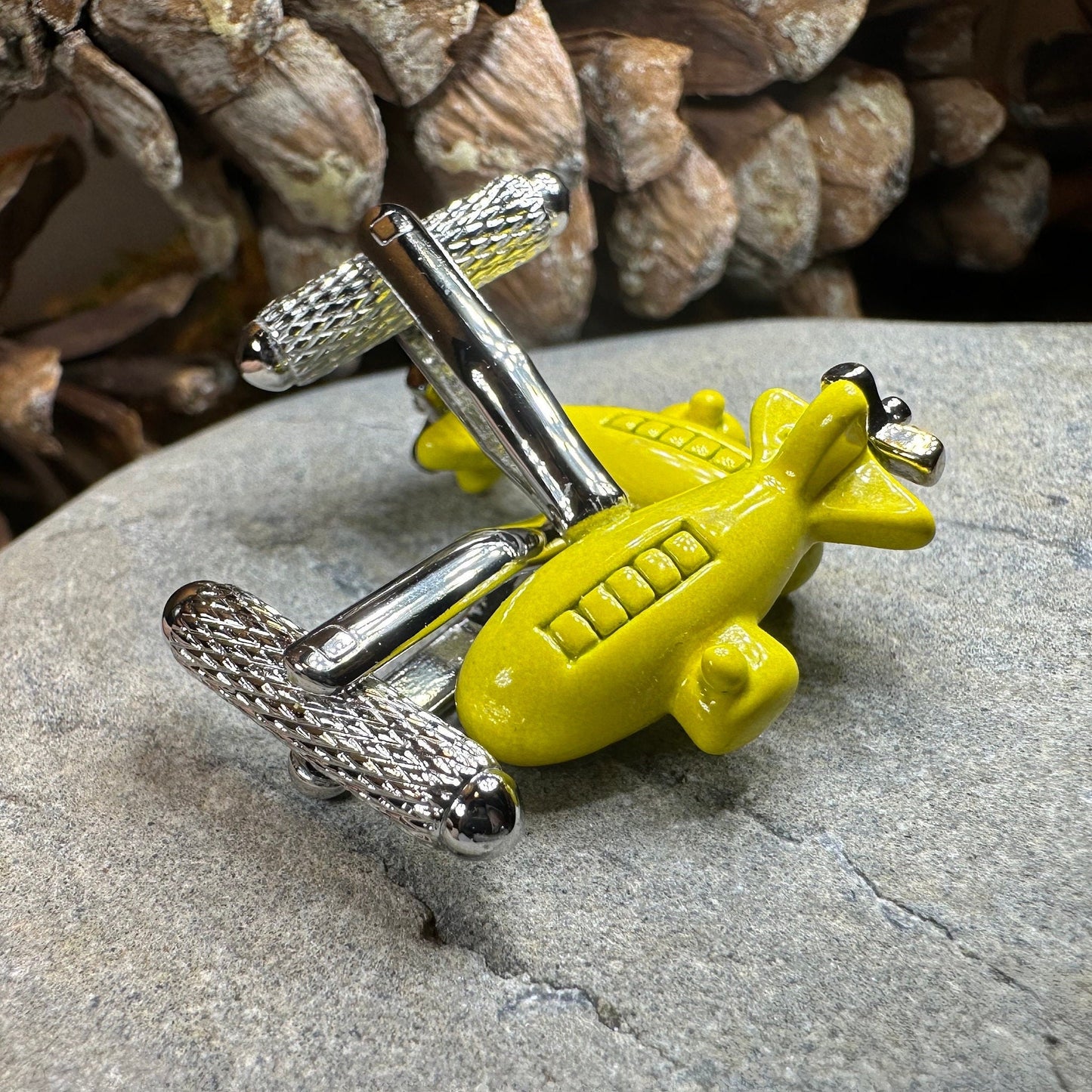 Yellow Submarine Cuff Links, Men's Jewelry, Beatles Lover Cufflinks Gift, Groom Gift, Boyfriend Gift, Husband Gift, Unique Cuff Links