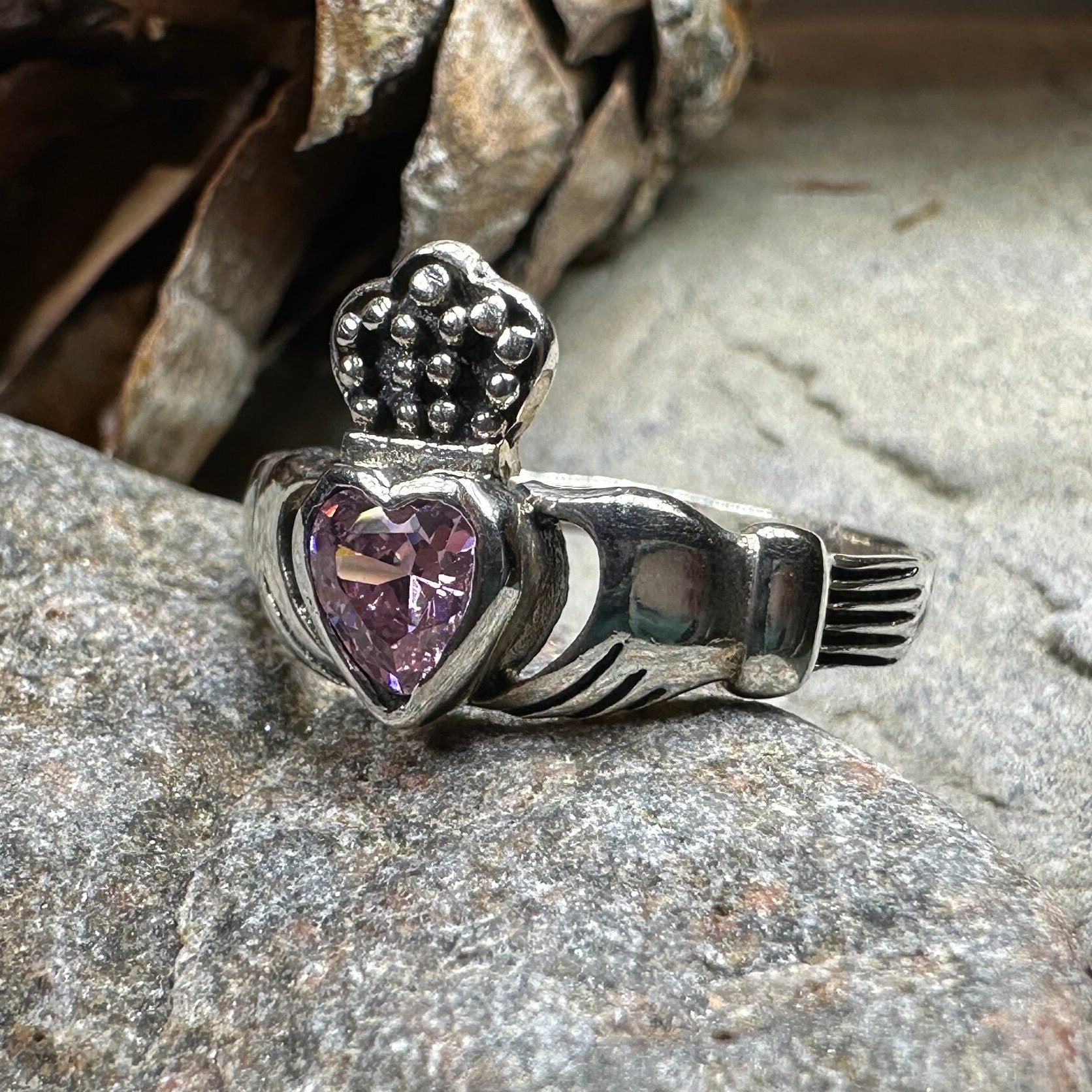 Claddagh Ring, Celtic Jewelry, Silver Irish Ring, Celtic Knot Jewelry, Ireland Ring, Irish Dance Gift, Anniversary Gift, Ladies Promise Ring