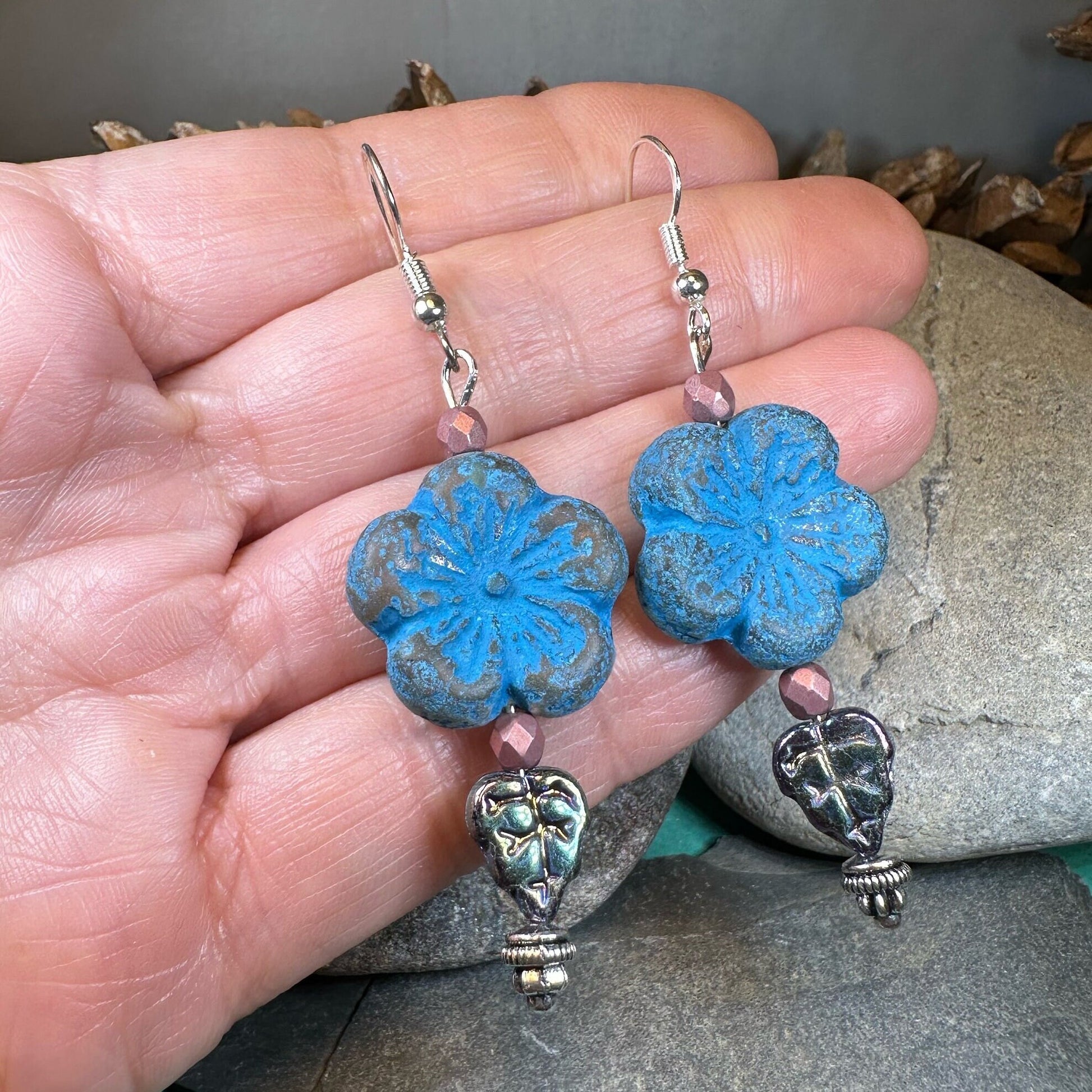 Celtic Spring Earrings, Celtic Jewelry, Crystal Jewelry, Wiccan Jewelry, Mom Gift, Sister Gift, Aunt Gift, Teacher Gift, Girlfriend Gift