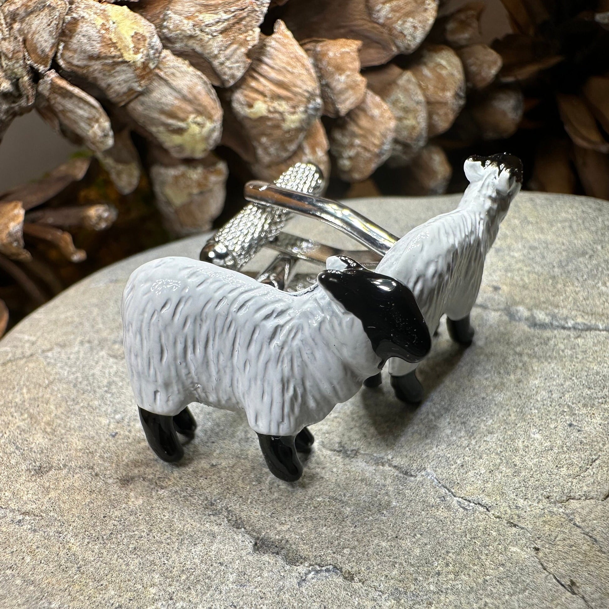 Sheep Cuff Links, Scotland Jewelry, Men's Irish Jewelry, Ireland Jewelry Gift, Groom Gift, Boyfriend Gift, Husband Gift, Scottish Cufflinks