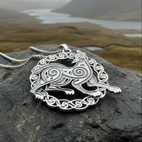 Load image into Gallery viewer, Wolf Spirit Necklace
