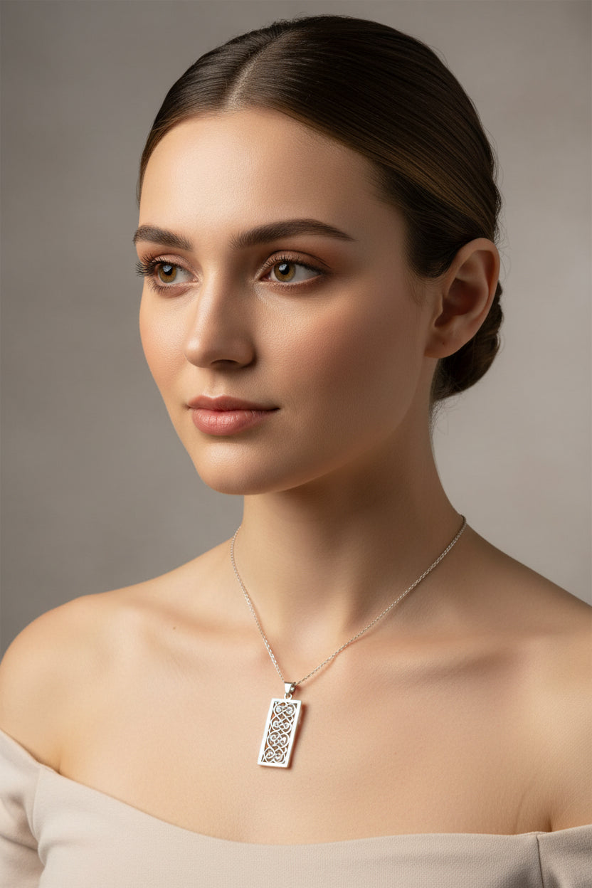 Celtic Knot Necklace, Celtic Jewelry, Irish Jewelry, Ireland Gift, Scotland Jewelry, Bridal Jewelry, Wife Gift, Mom Gift, Anniversary Gift