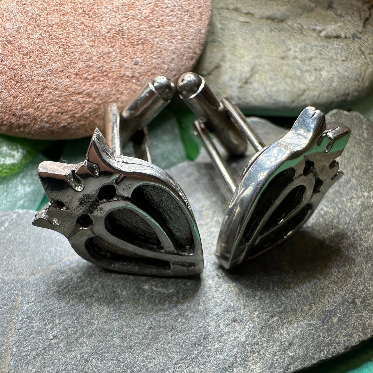 Scottish Luckenbooth Cuff Links - Handmade in Scotland — view 7