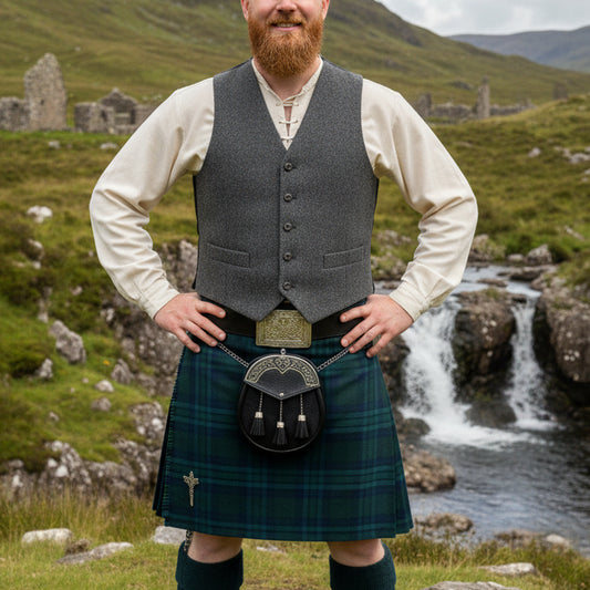 Celtic Birds Kilt Belt Buckle - Handmade in Scotland — view 3