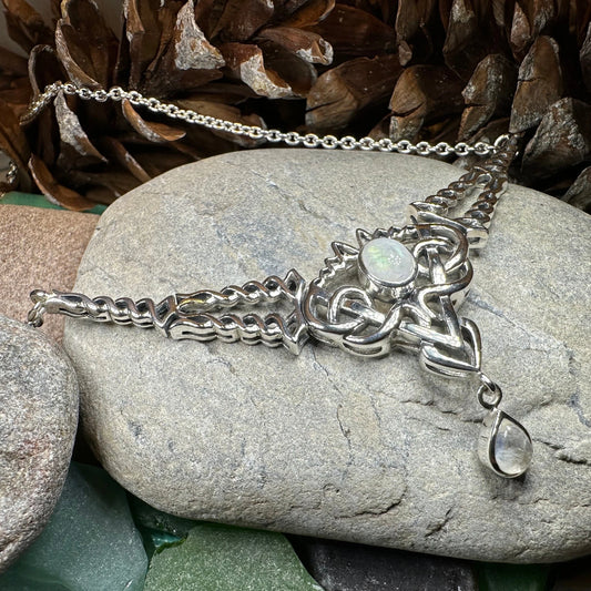 Celtic Queen Necklace in Sterling Silver — view 8
