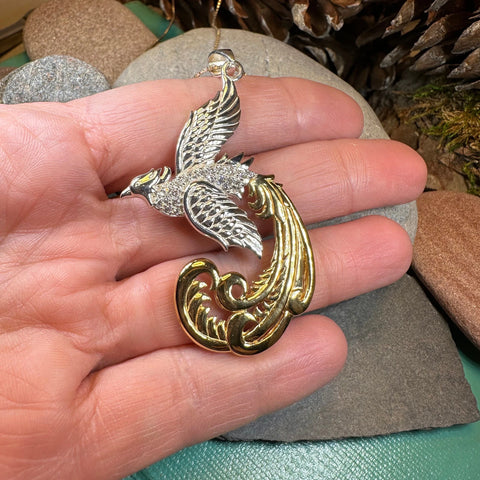 Load image into Gallery viewer, Firesong Phoenix Necklace
