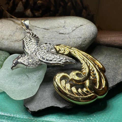 Load image into Gallery viewer, Firesong Phoenix Necklace
