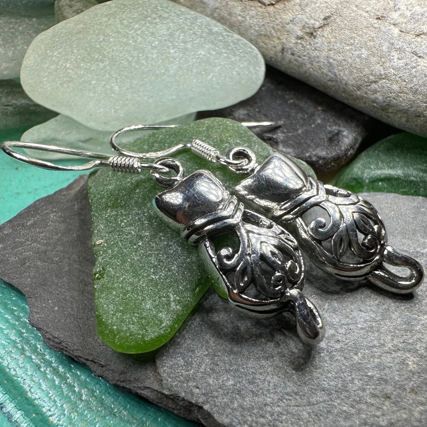 Celtic Cat Earrings — view 7