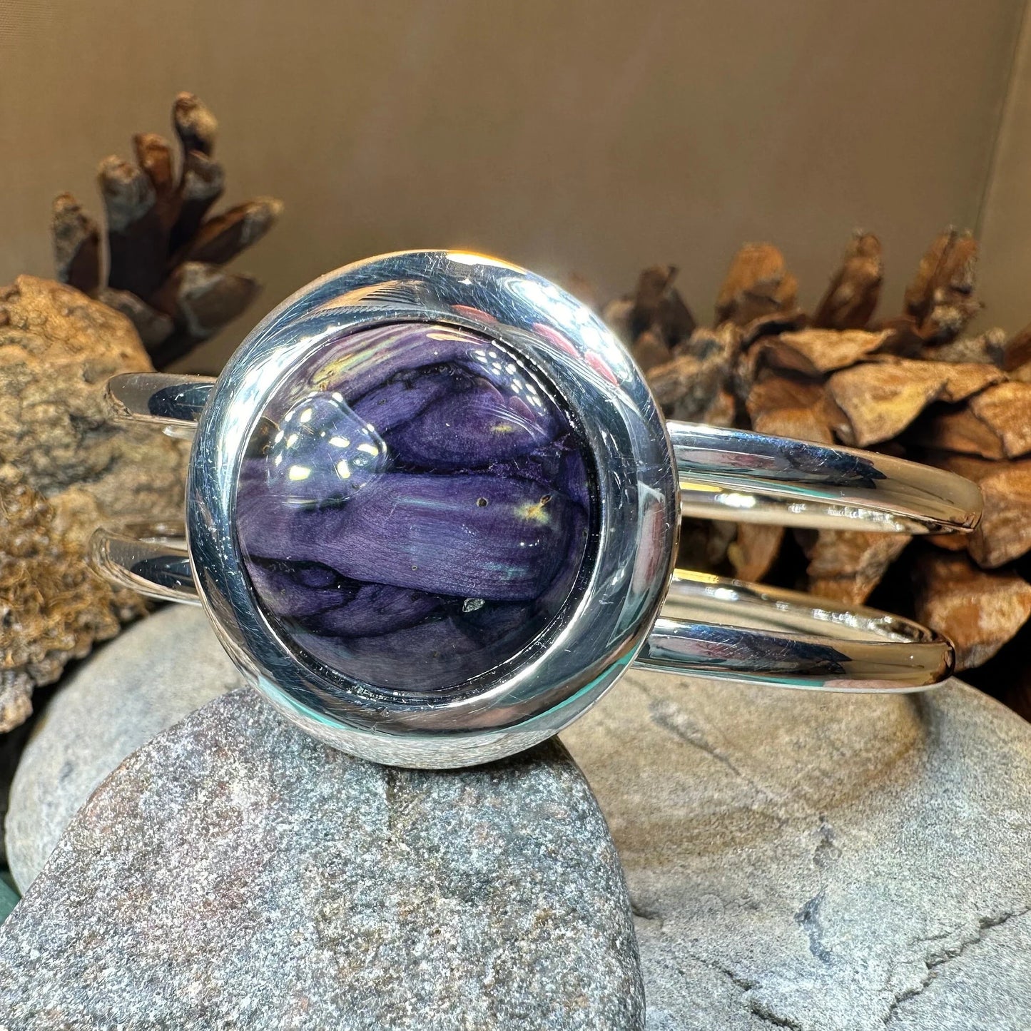 Elegant Scotland Heathergems Bracelet - Handmade in Scotland