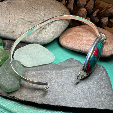 Load image into Gallery viewer, Scottish Heathergems Celtic Bracelet - Handmade in Scotland
