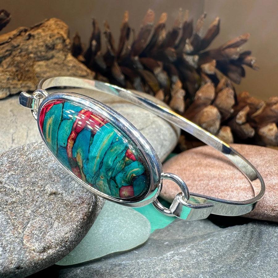 Scottish Heathergems Celtic Bracelet - Handmade in Scotland