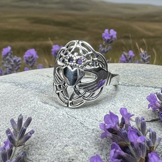 Claddagh Ring, Celtic Ring, Irish Jewelry, Celtic Knot Jewelry, Ireland Ring, Irish Dance Gift, Anniversary Gift, Bridal Ring, Statement