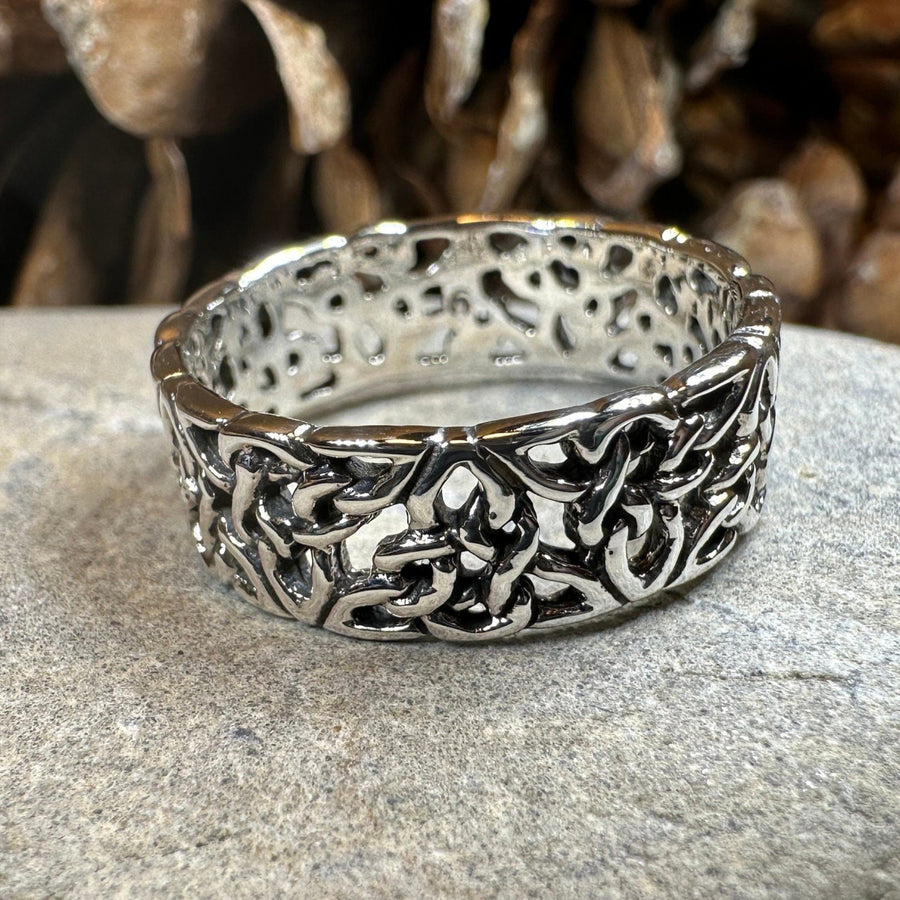 Trinity Knot Ring, Celtic Ring, Promise Ring, Silver Man's Ring, Irish Ring, Irish Dance Gift, Anniversary Gift, Ireland Ring, Silver Band