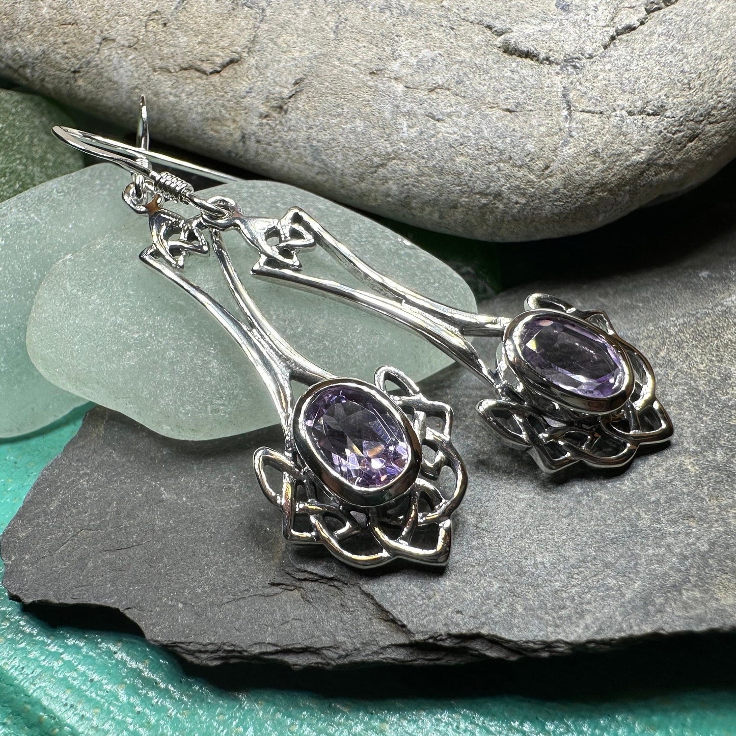 Celtic Knot Earrings, Irish Jewelry, Celtic Jewelry, Mom Gift, Anniversary Gift, Scotland Jewelry, Wife Gift, Love Knot Jewelry, Sister Gift