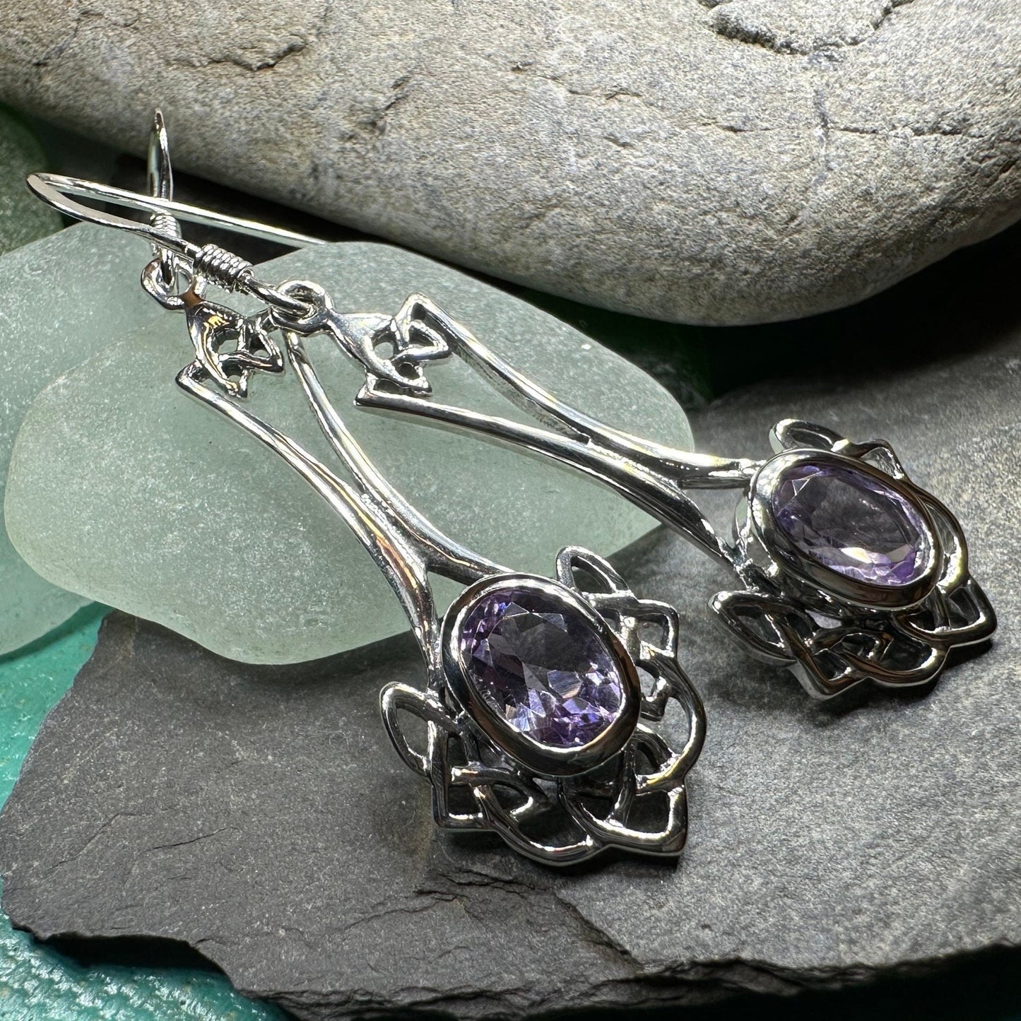Celtic Knot Earrings, Irish Jewelry, Celtic Jewelry, Mom Gift, Anniversary Gift, Scotland Jewelry, Wife Gift, Love Knot Jewelry, Sister Gift