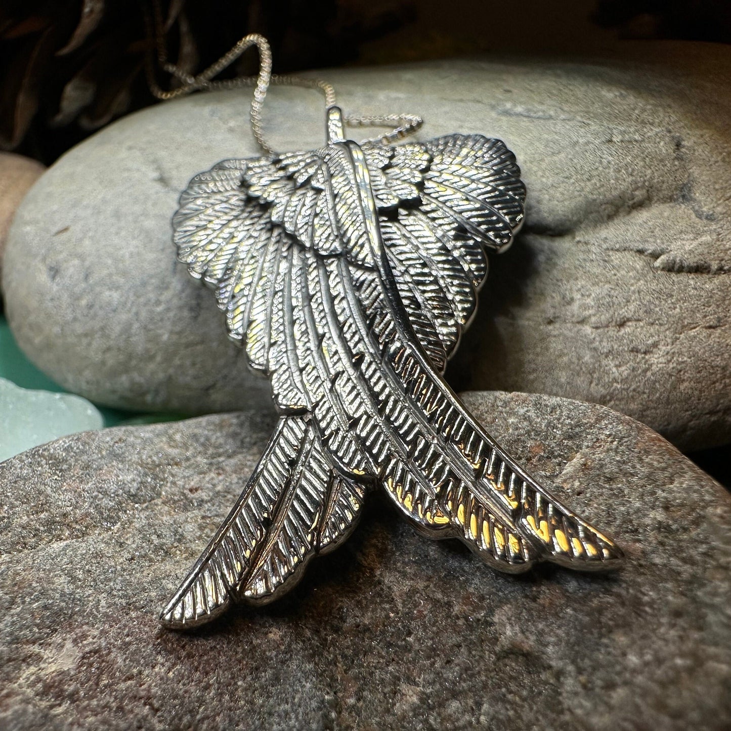 Yasmine Angel Wings Necklace