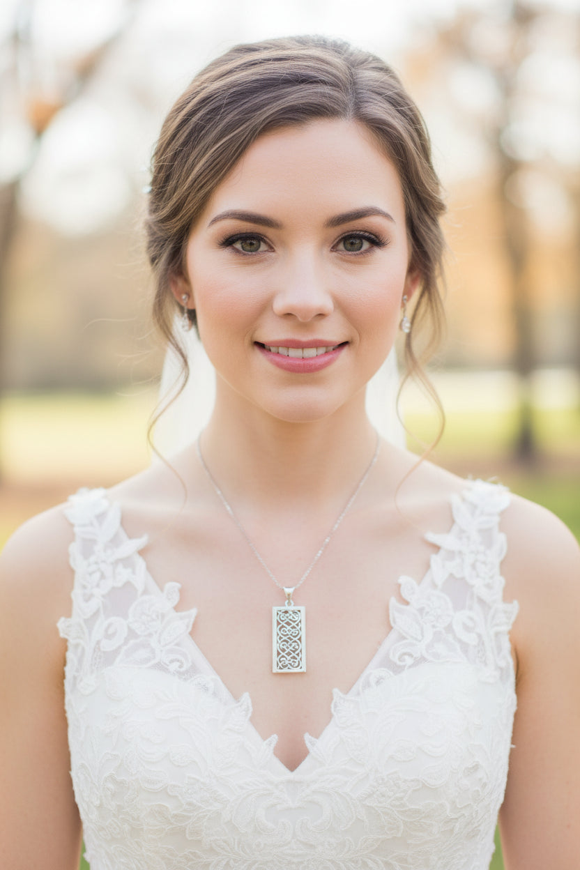 Celtic Knot Necklace, Celtic Jewelry, Irish Jewelry, Ireland Gift, Scotland Jewelry, Bridal Jewelry, Wife Gift, Mom Gift, Anniversary Gift
