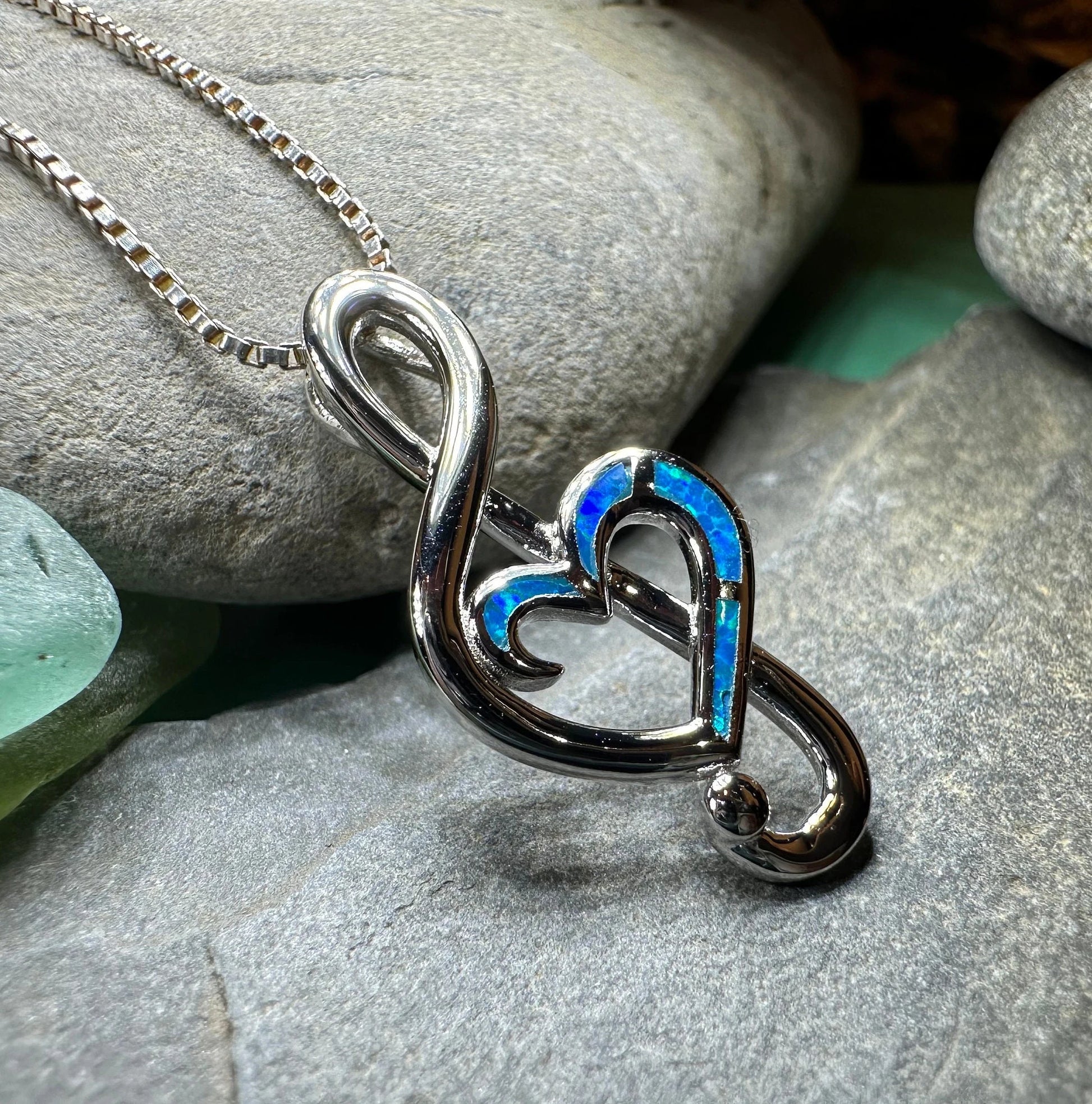 Opal Music Necklace — view 3