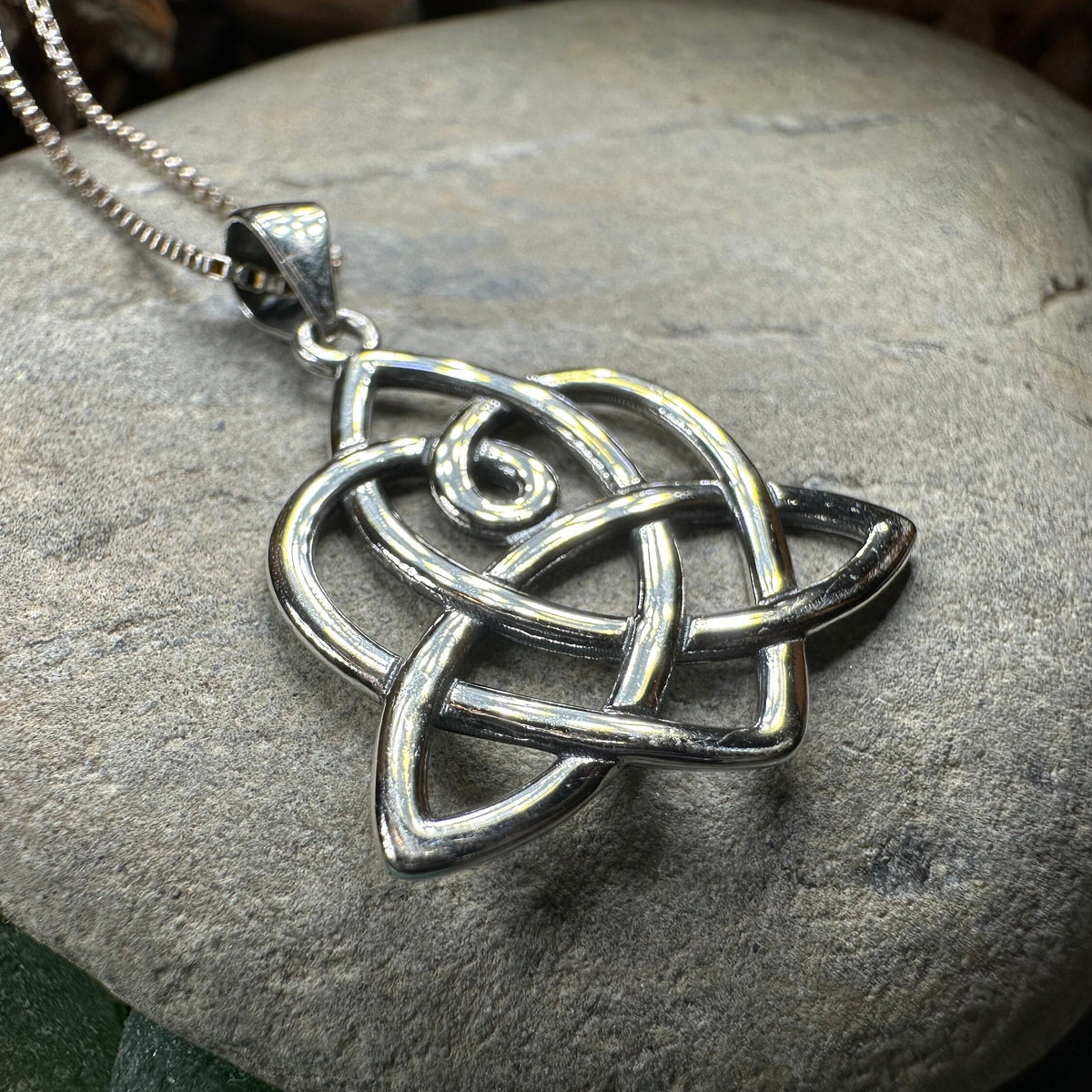 Celtic Love Knot Necklace – Celtic Crystal Design Jewelry
