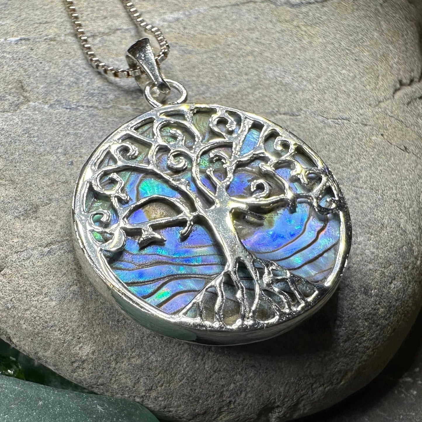 Leandra Tree of Life Necklace in sterling silver