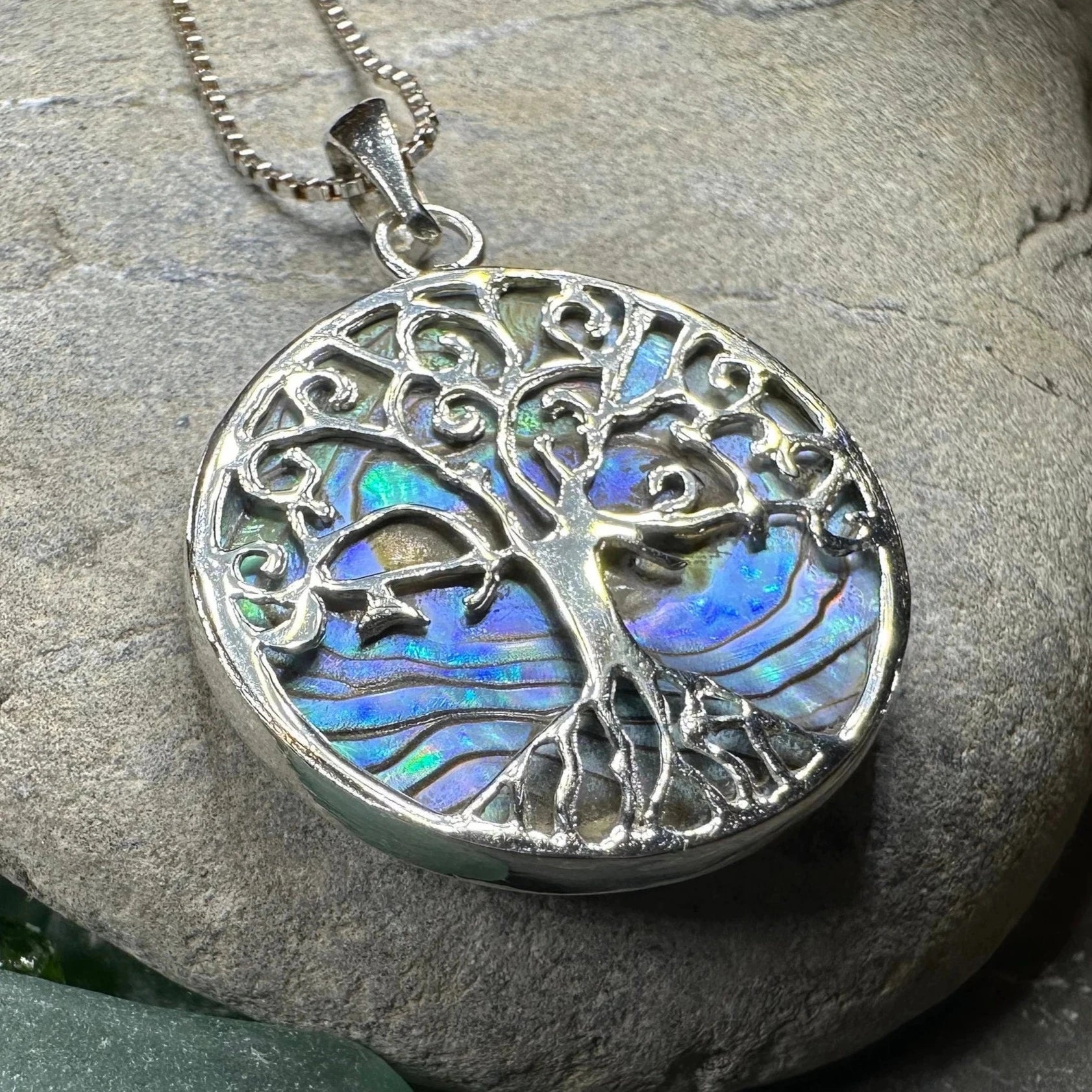Leandra Tree of Life Necklace in sterling silver