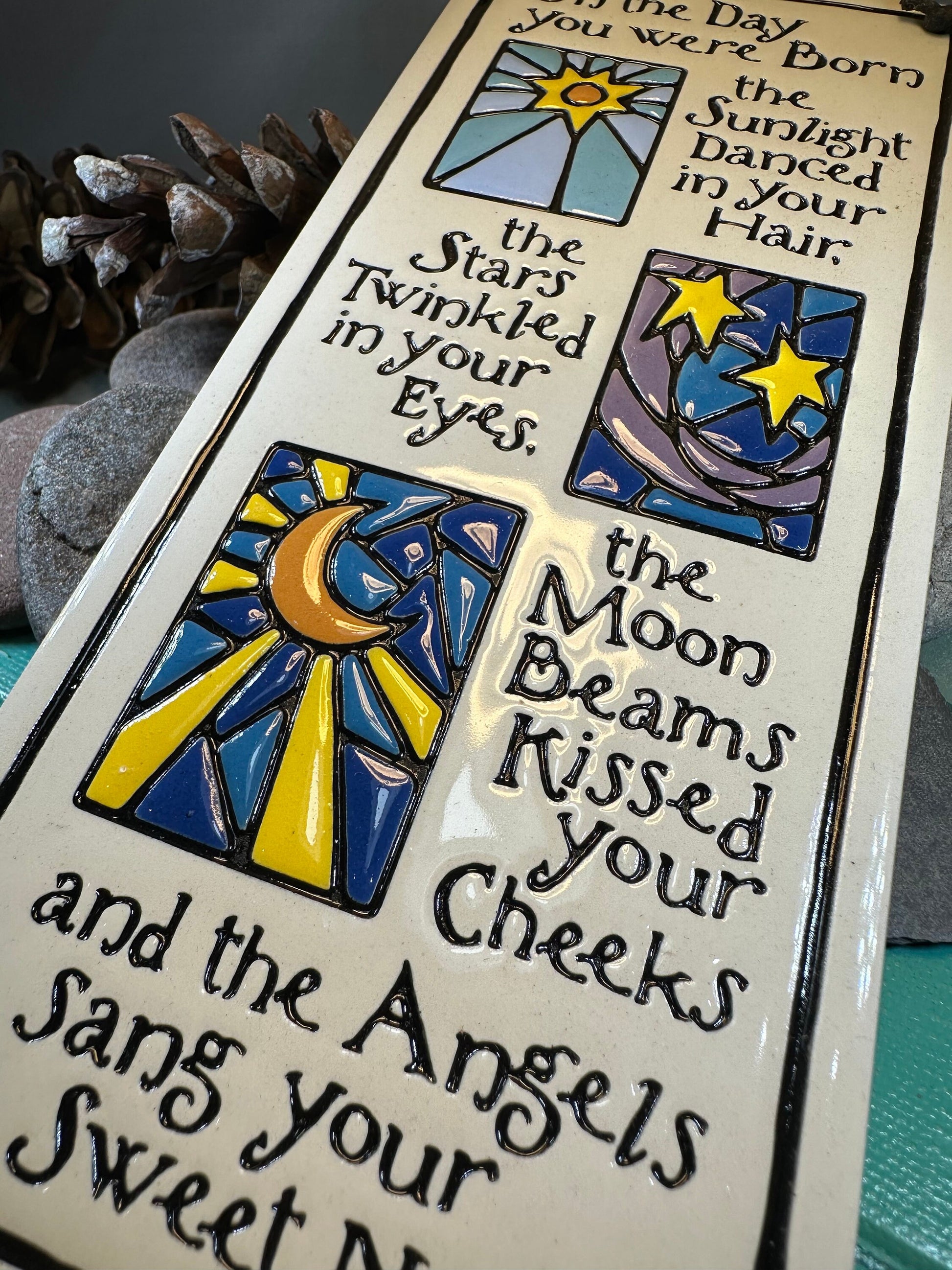 Birthday Ceramic Wall Art — view 2