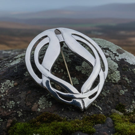Celtic Knot Brooch, Celtic Jewelry, Irish Jewelry, Scotland Brooch, Celtic Brooch, Anniversary Gift, Celtic Pin, Ireland Gift, Norse Brooch