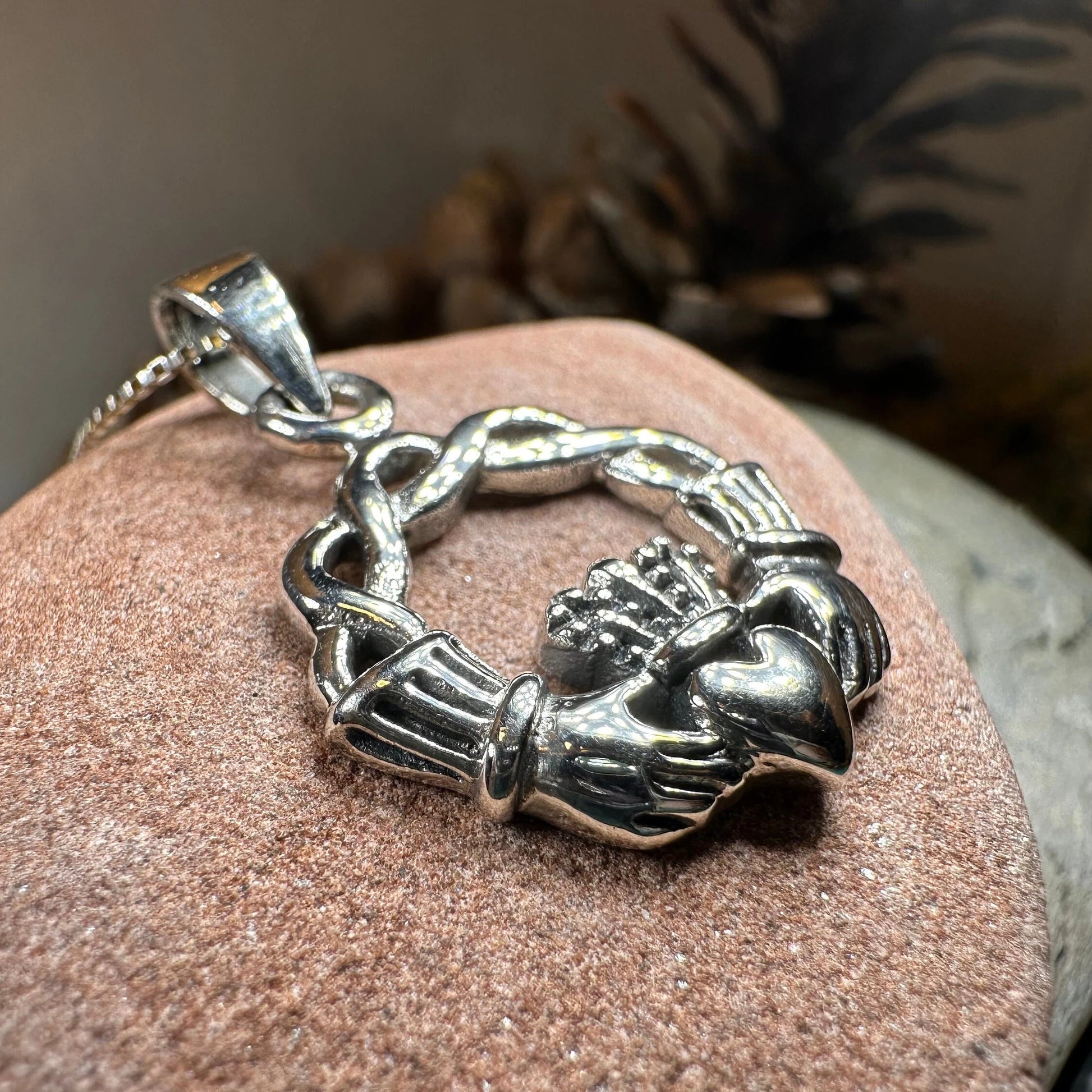 Shanagolden Claddagh Necklace — view 7