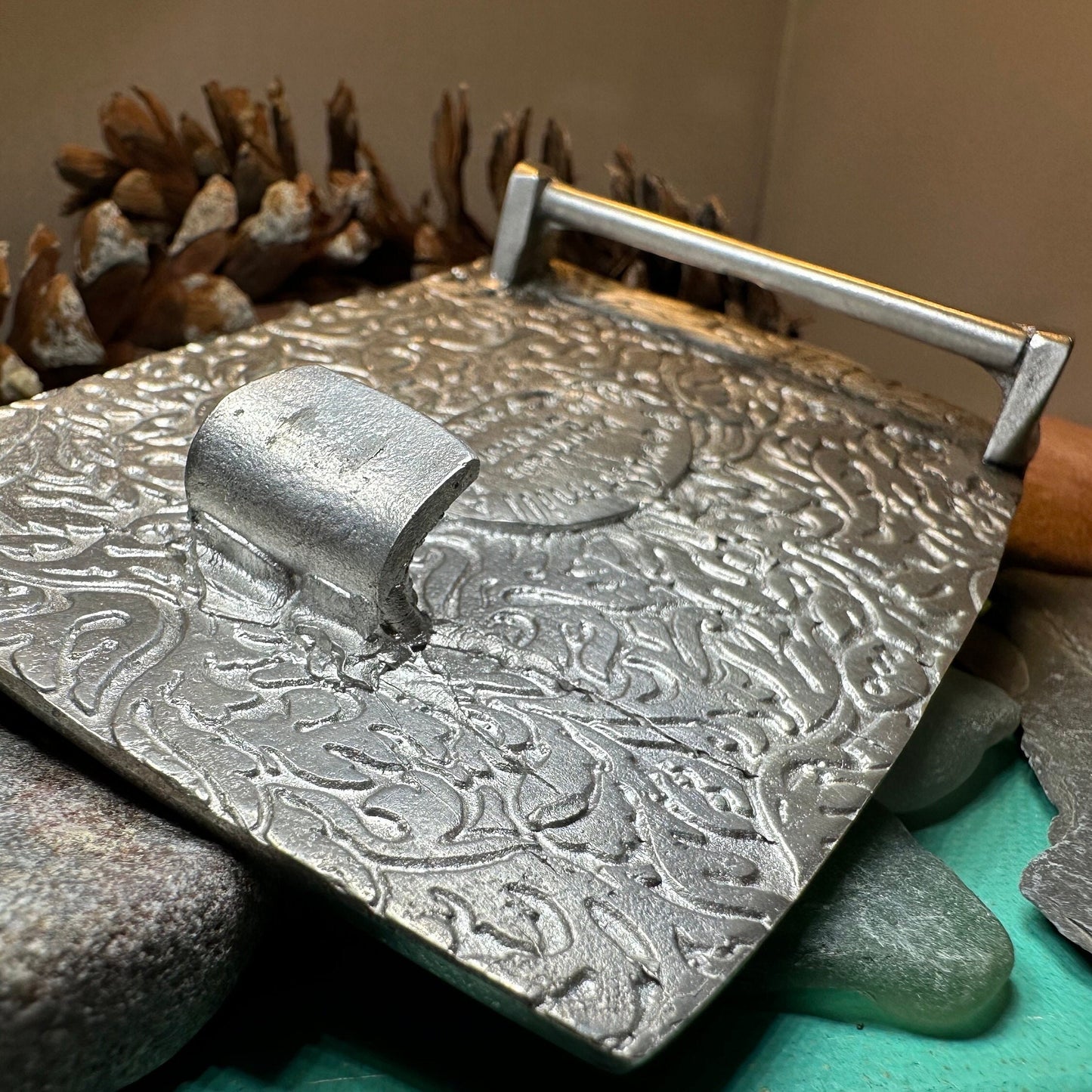 Celtic Kilt Belt Buckle, Scottish Belt Buckle, Pewter Buckle, Large Belt Buckle, Men's Celtic Gift, Irish Gift, Celtic Knot Buckle, Bagpiper