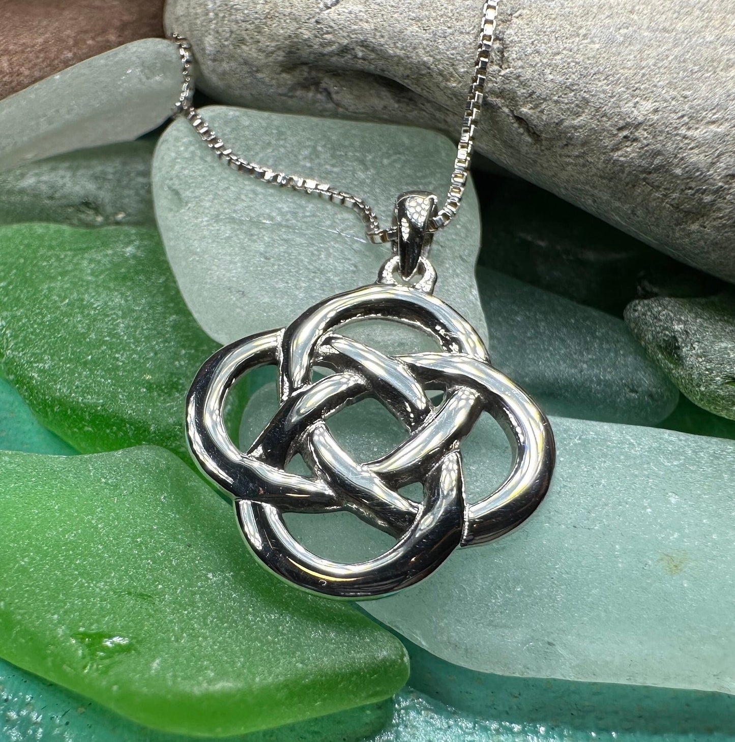 Celtic Necklace, Dara Knot Jewelry, Irish Pendant, Ireland Gift, Scottish Necklace, Celtic Knot Pendant, Friendship Gift, Norse Jewelry
