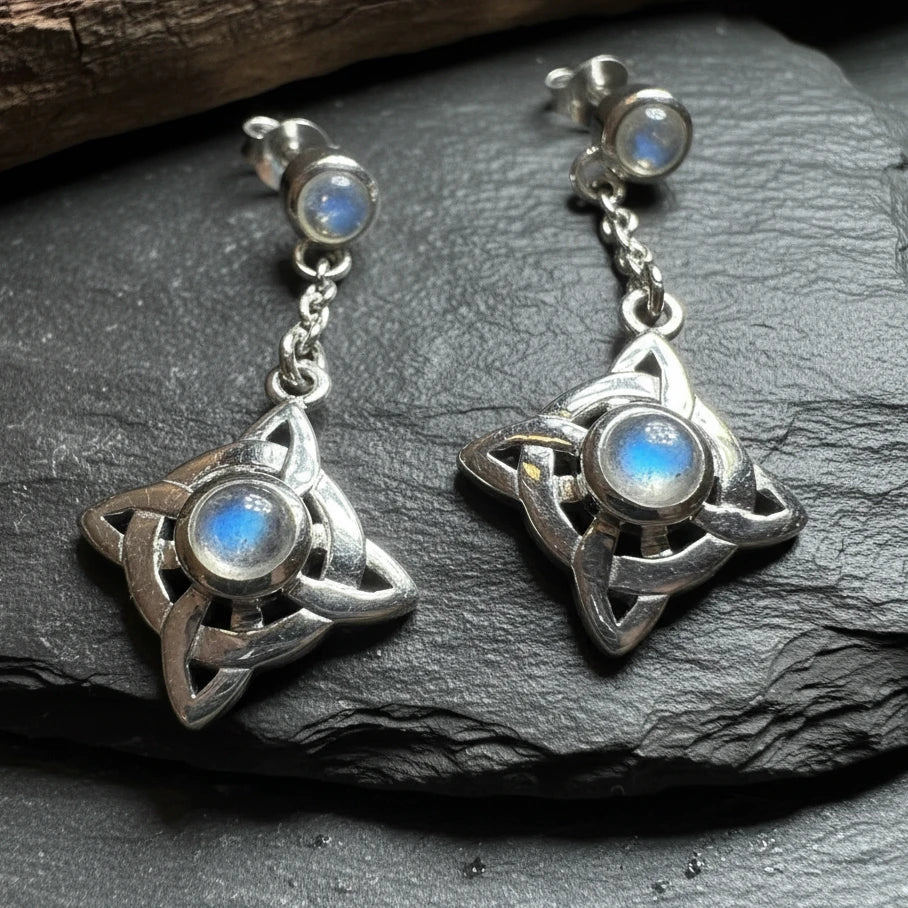 Celtic Protection Knot Earrings — view 2