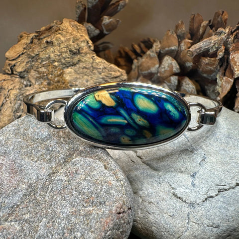 Load image into Gallery viewer, Scottish Heathergems Celtic Bracelet - Handmade in Scotland
