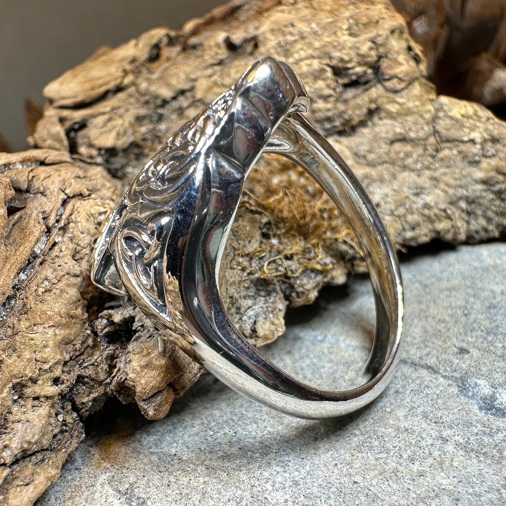 Celtic Raven Ring