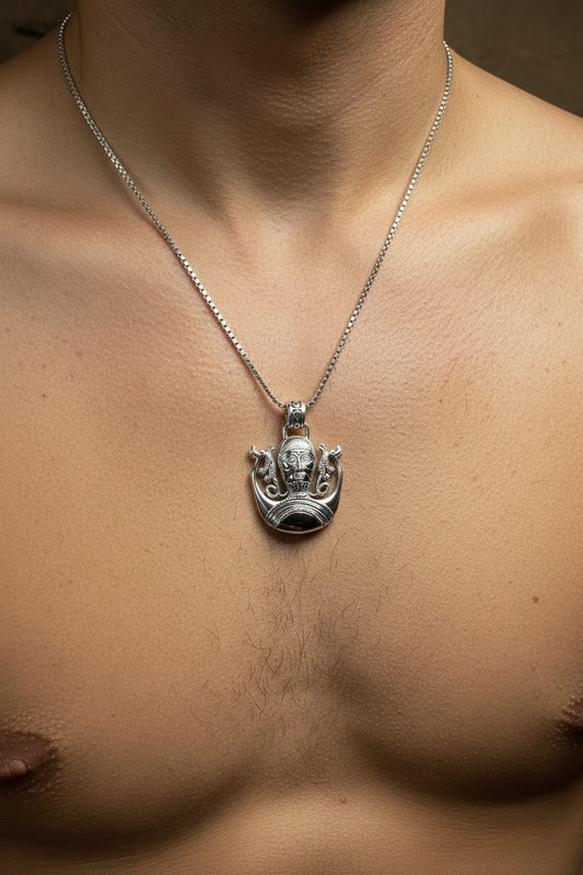 Cernunnos Necklace, Horned God Pendant, Celtic Jewelry, Forest Lover Gift, Pagan Druid Jewelry, Nature Gift, Irish Jewelry, Cernunn, Herne