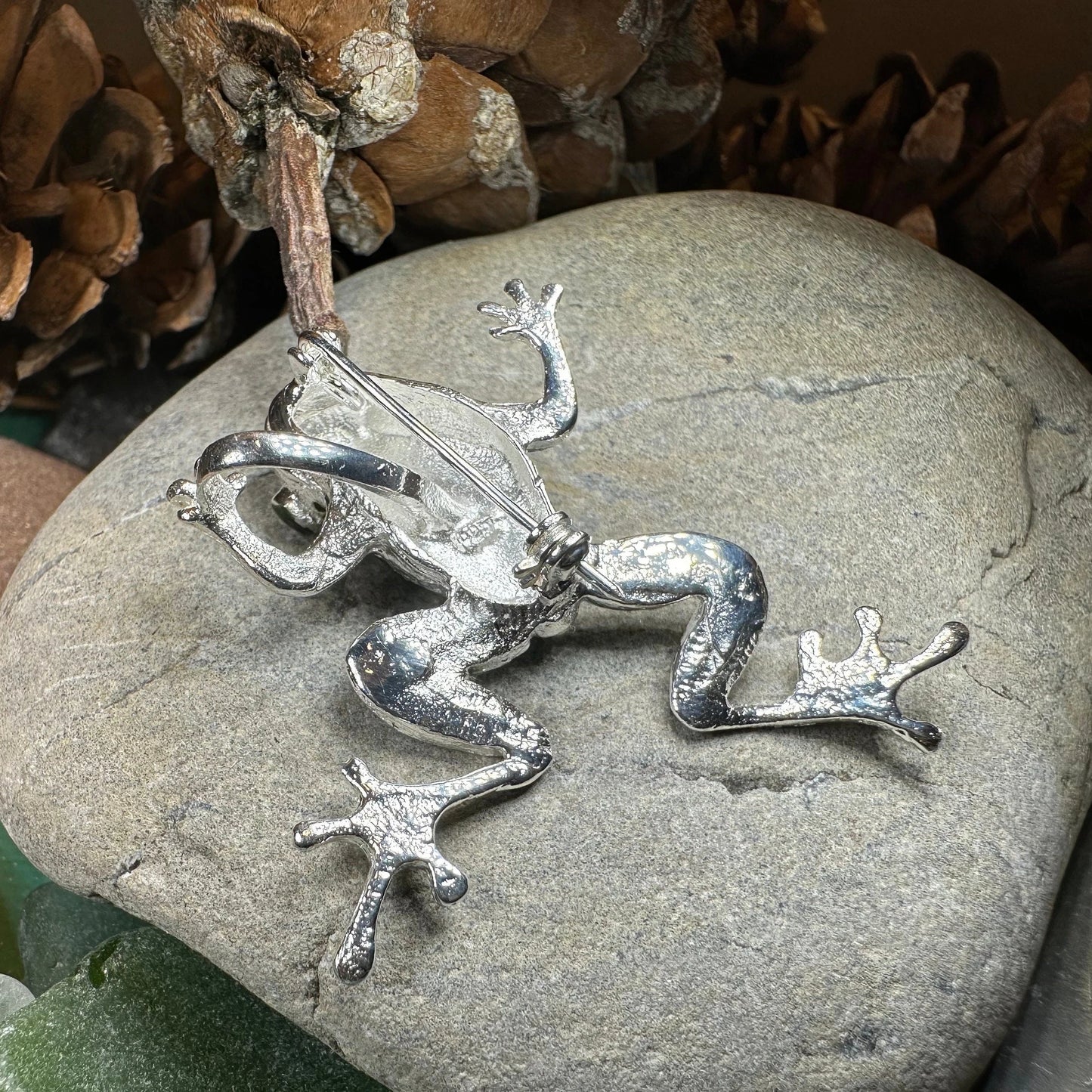 Abalone Frog Necklace — view 9